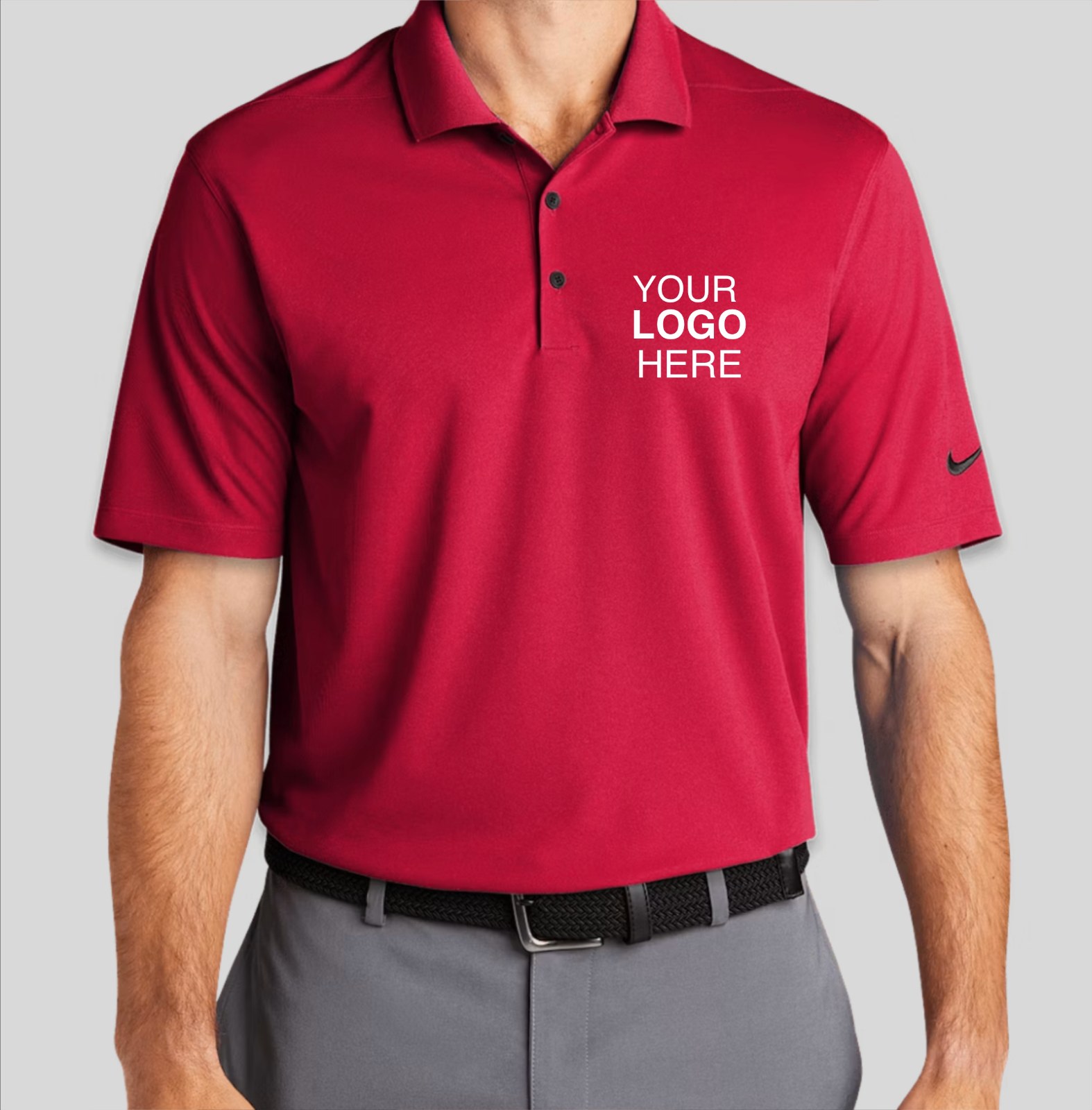 Men's Premium Pique Polo Shirt with Chest Embroidery