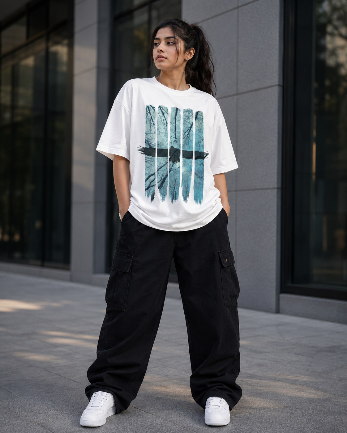 Classic Oversized T-Shirt For Women | 100% Cotton
